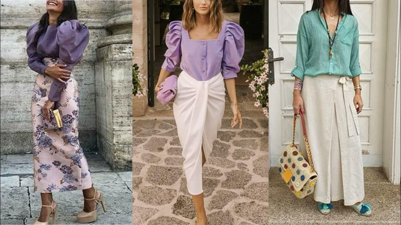 САМЫЕ КРАСИВЫЕ ЮБКИ💕 ИДЕИ СТИЛЬНЫХ ОБРАЗОВ С ЮБКАМИ💕 - YouTube