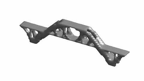 Topology optimization of Bridge