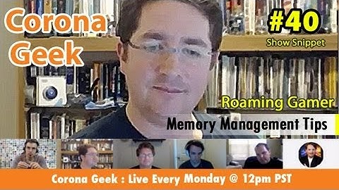 Memory Management Tips When Using Lua and Corona SDK