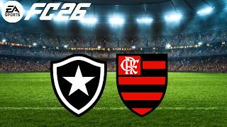 🔴 BOTAFOGO X FLAMENGO CAMPEONATO CARIOCA 2026 SIMULAÇÃO F...