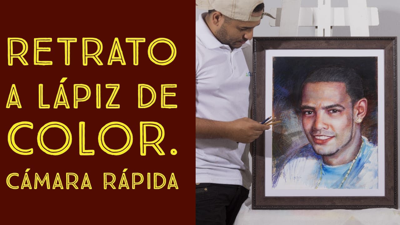 Speed portrait drawing, by Luis Angeles. YouTube