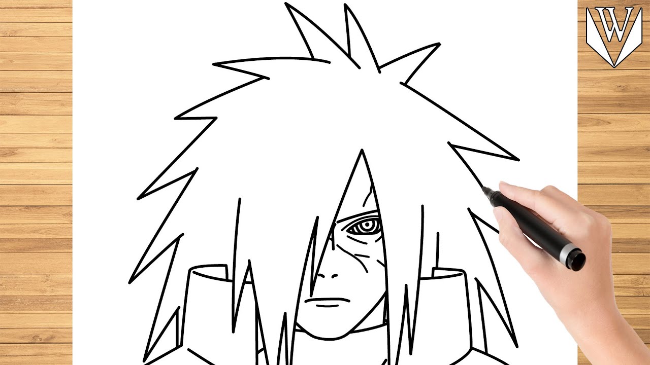 How to Draw Madara Uchiha from Naruto - DrawingTutorials101.com  Naruto  drawings easy, Anime drawings tutorials, Naruto drawings