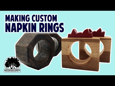 Easy DIY Wood Napkin Rings Made from Scrap 2 x 4 - Dream Design DIY