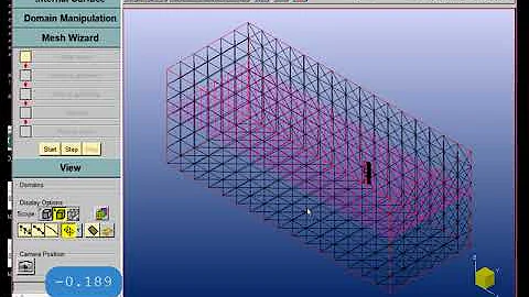 NUMECA Fine/Marine; HEXPRESS - Internal surface creation; Free Surface