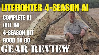 New LiteFighter tent with 4 season windbreaker