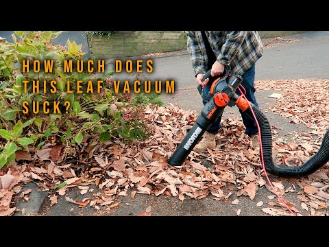 Does this Leaf Vacuum Suck?  WORX WG512/514  TRIVAC 3-in-1 Electric Leaf Blower/Mulcher/Yard Vacuum