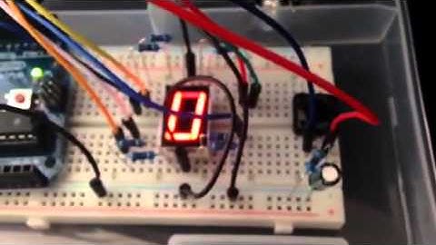 Arduino กับกดปุ่มนับเลข