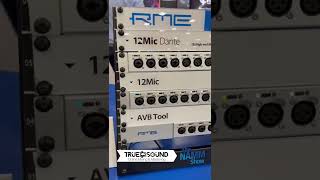 RME 12 Mic with Dante!! NAMM 2022