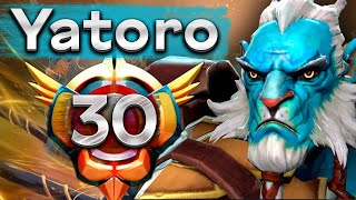 Яторо на 30 LVL Фантом Лансере! - Yatoro Phantom Lancer 7.35 DOTA 2