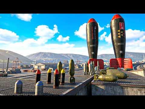 Testing 2 Massive Nukes From Sky to Ground in GMod (Will it Crash)