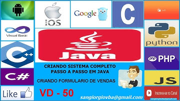 Criando Formulario Vendas Java - 50