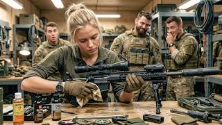 That's a Barrett 50 —SEAL Commander Froze at the Female Sniper's 3,247m Record