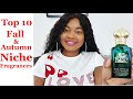 Top 10 Fall/Autumn Niche Fragrance From My Perfume Collection 2020 / 1K  Giveaway 🎉