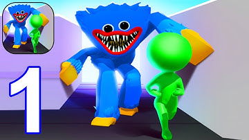 Huggy Creepy Hide and Seek Game - Gameplay Walkthrough Part 1 All Levels 1-11 (Android,iOS)