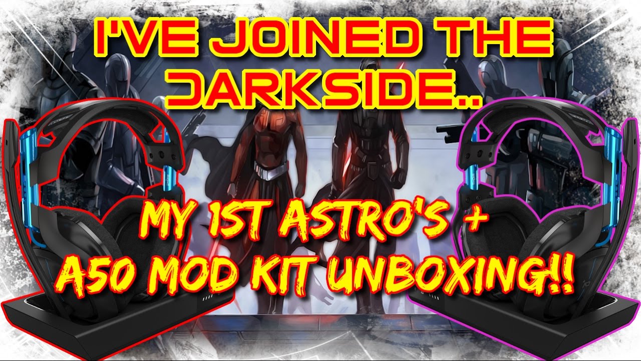 Astro A50: My 1st Astro's + A50 Mod Kit Unboxing!! - YouTube
