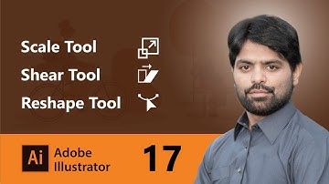 Scale Tool, Shear Tool & Reshape tool - Illustrator cc - Urdu / हिंदी
