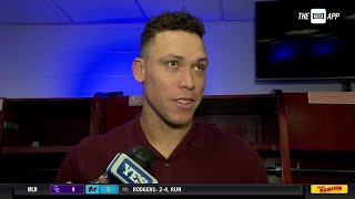 Aaron Judge after the series in Baltimore