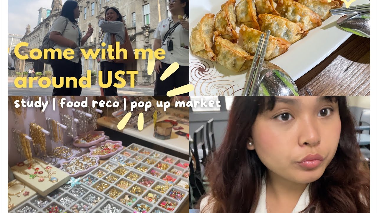 come with me around ust! (study | food reco + side quest)