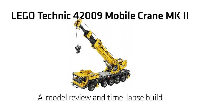 Lego Technic 42009 Grue mobile MK II SPEED BUILDING 