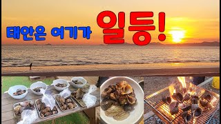 해루질캠핑장(태안 일등캠핑장)4월에 뭐잡아먹지??
