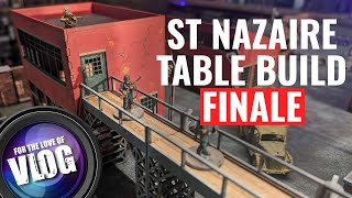 Let's Build Saint Nazaire! WW2 Terrain Project Part #4 -  Painting Buildings & A Big Reveal!