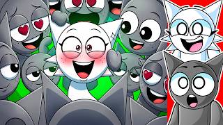Reacting To WENDA has INFINITE GRAY CLONES! (Sprunki Animations)