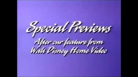 Jim Henson Video Special Previews after our Feature logo