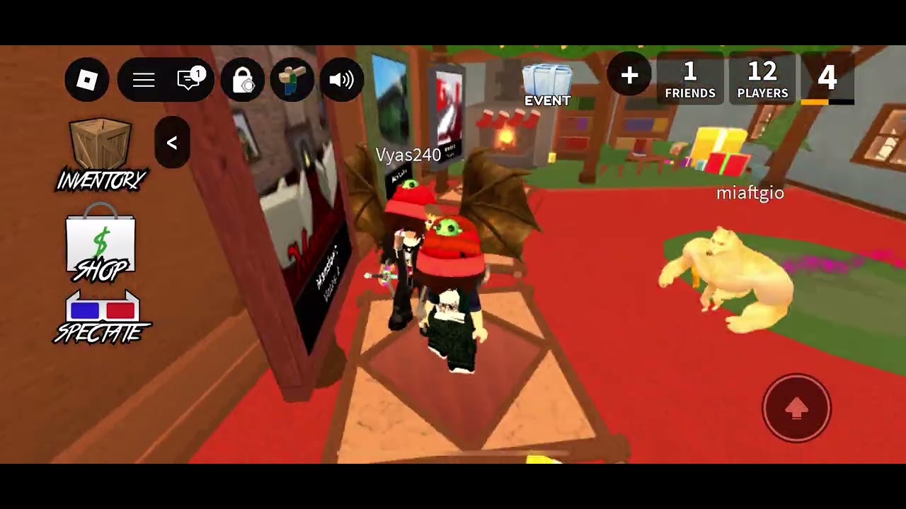 playing with my bro the one who have headless as mine