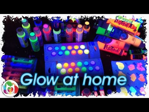 LIVE Glow at home DIY Black light painting  party with The Art Sherpa Vlog