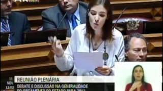 Francisca Almeida destaca a ética e a preocupação social do Orçamento
