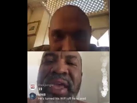 life facebook Shannon Briggs and Tyson Fury Head To Head On Facetime