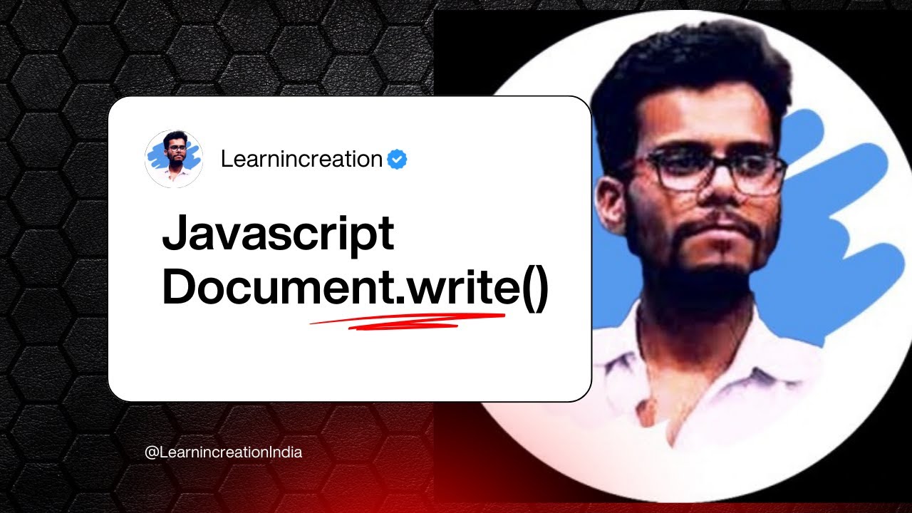 JavaScript Output Methods: document.write() Explained