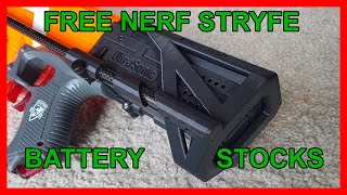 ⚡️ Загрузите БЕСПЛАТНО Аккумуляторные батареи Nerf Stryfe. Несколько дизайнов.