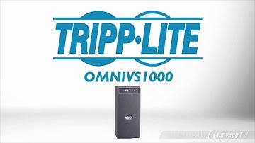 Product Tour: Tripp Lite OMNIVS1000 OMNI VS 1000 VA 500 Watts 8 Outlets Line Interactive Tower UPS