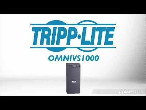 Product Tour: Tripp Lite OMNIVS1000 OMNI VS 1000 VA 500 Watts 8 Outlets Line Interactive Tower UPS