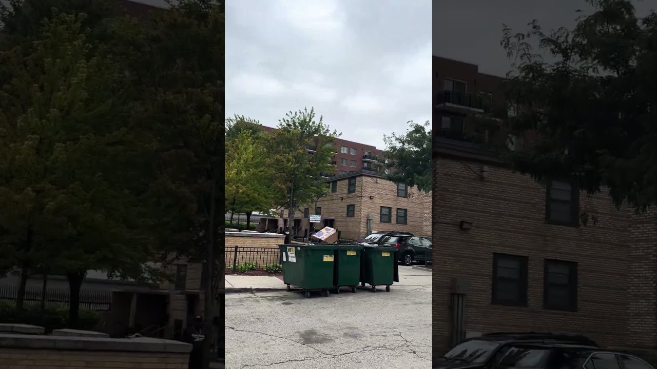 Deep inside Cabrini green projects Chicago.