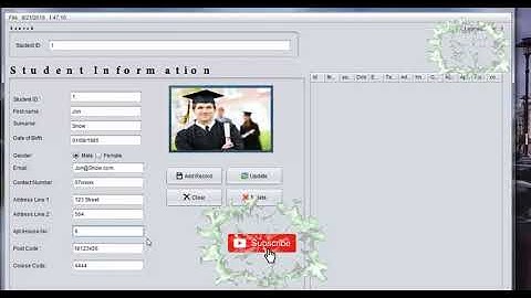 JAVA PROJECT - Student Information System Using Java NetBeans (Download Source Code)