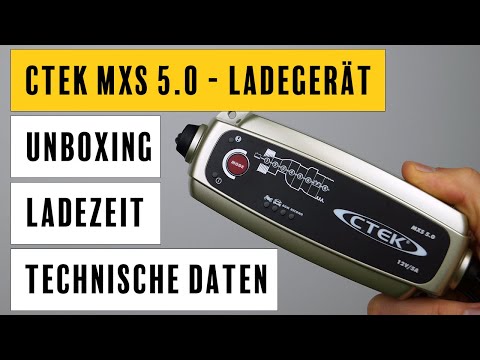 CTEK MXS 5.0 - Unboxing - alles was Du über das 12 V