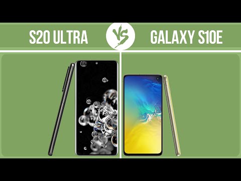 Samsung Galaxy S20 Ultra vs Samsung Galaxy S10e ✔️
