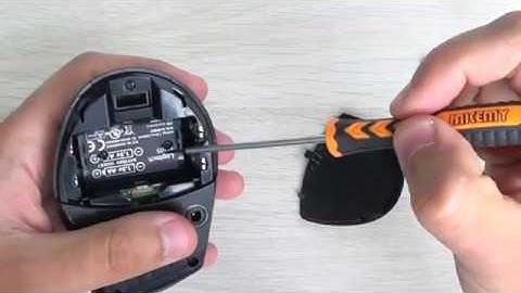 Logitech Wireless Marathon Mouse M705 with 3-Year Battery Life (how to open)