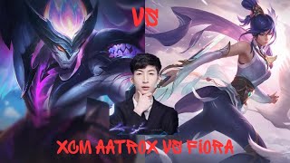 Xiao Chao Meng (XCM) Aatrox vs Fiora — GM/Chall CN Super Server | Skill Matchup ⚔️🔥