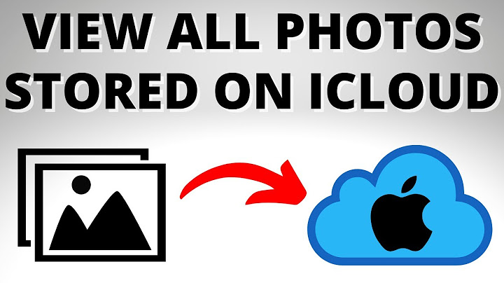 How to see photos in my icloud
