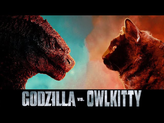 Godzilla vs. Cat (OwlKitty Parody) class=