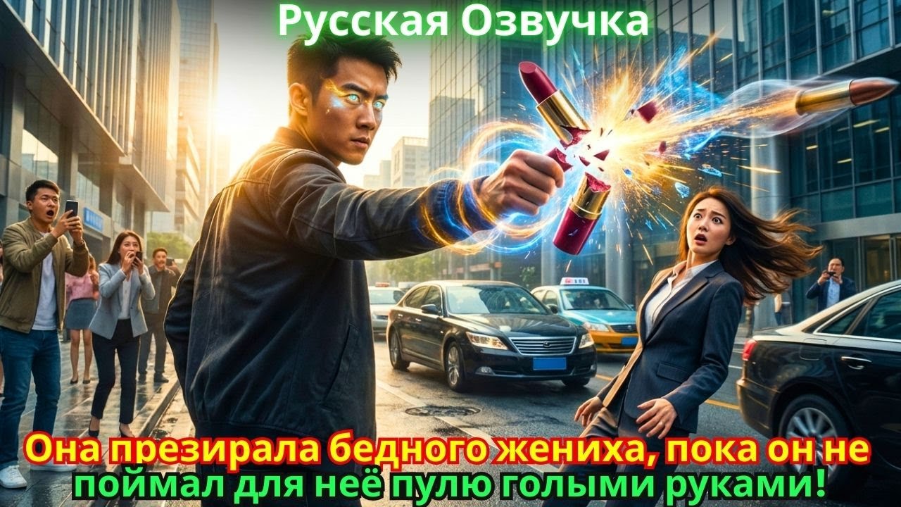 Она презирала бедного жениха, пока он не поймал для неё пулю голыми руками!