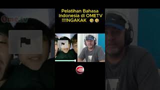 Pelatihan Bahasa Indonesia di OMETV NGAKAK 🤣🤣 #shorts #kocak #ngakak #ometv #ometvinternasional