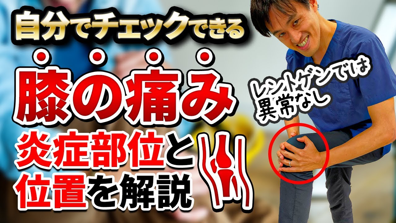 This is an explanation on how you can check for knee pain yourself