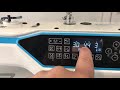 How to use bar tack function on JACK industrial sewing machines