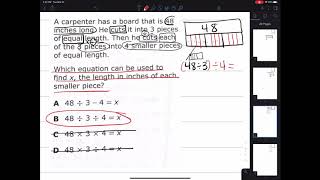 5A Represent Multi-step Problems with Strip Diagrams and Equations