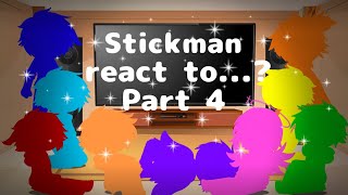 Stickman + Pink & Navy(Dark blue) react to...? | Part 4 | GCRV | (Unoriginal)