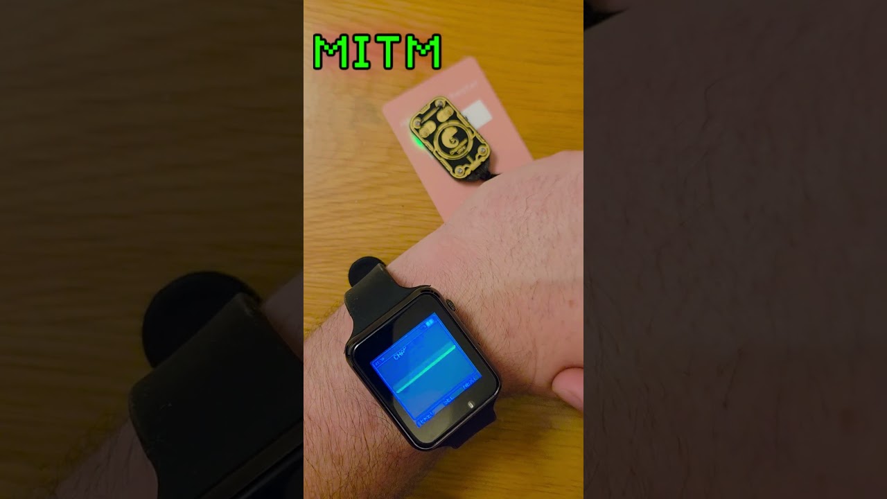 RFID на часах Lilygo T с операционной системой Bruce FW и Chameleon Ultra 
